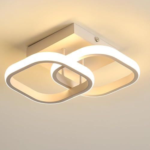 Image of PANCA 22W Modern Ceiling LED Light with Remote Control 3 Color Mode LED Acrylic Minimalism Square Ceiling Lamps for Hall Living Room Office Bedroom False Ceiling Lights