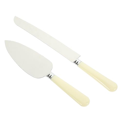 LIGIGWASH 2 Piezas Set de espátula para Pastel Cortador de Pastel Suministros de Cocina cortadores para Hornear Hechos a Mano cortadores de sándwich Simples Acero Inoxidable 304