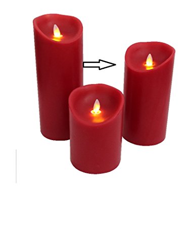 Magische Elektromagnetische Kerze in Farbe BORDEAUX versch. Grössen von JOKA International (Elektromagnetische Kerzen Bordeaux Gr. 2-18) Cover