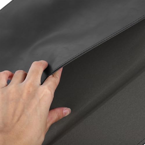 Pochette ordinateur portable 13.3 pouces en cuir synthétique premium noir - 6