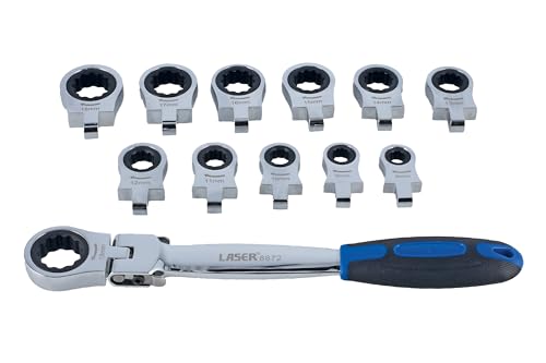 Laser 8872 Multi Head Ratchet Spanner Set - Image 2
