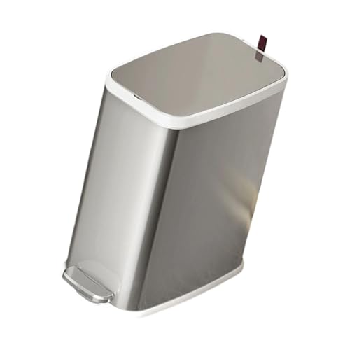 Poubelle de cuisine inox boîtier élégant ouverture fixe
