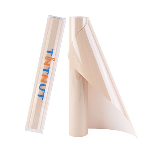 Image of Tintnut Pale Peach Heat Transfer Vinyl - 10 inches x 6ft Nude Bundle Brown Iron On Vinyl for T-Shirts DIY