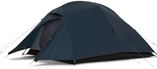 Miniatura 4 de Naturehike Cloud-Up - Tienda de campaña ligera para 3 personas con huella, 3 estaciones, cúpula de pie, camping, senderismo, mochila impermeable