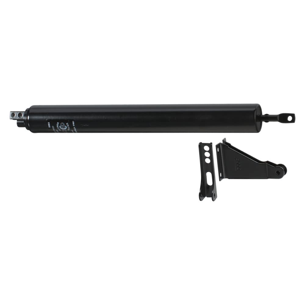 National Hardware N181-610 N181610 Samozamykacz do drzwi, czarny, 0