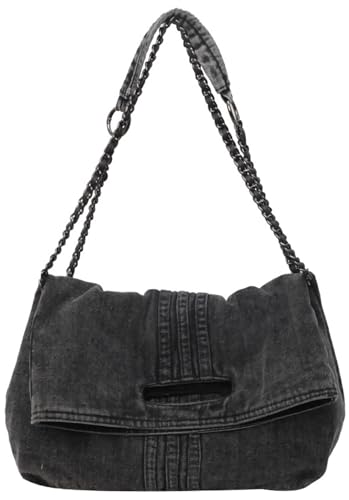 Farcauo Denim Umhängetasche Vintage Jean Tote Handtaschen für Frauen...