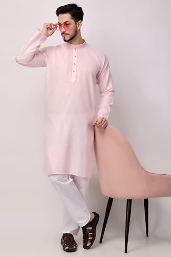 Image of Royal Kurta Men's Cotton Printed Kurta Pyjama