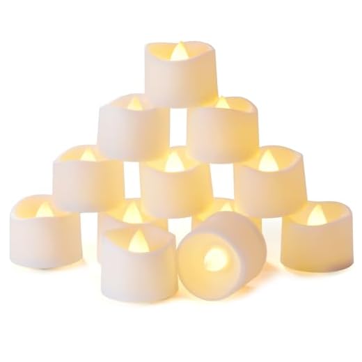 Homemory Timer Tea Lights Candles Battery Operated, 6H Timer Built-in, Auto On Daily, Flameless LED Tealight Votives for Table Centerpieces, Lantern, Holiday Decor, Warm Lamp, No Remote, 12-Pack
