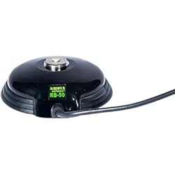 Nagoya RB-50 Premium Magnet Mount for NMO Antennas - Heavy Duty, Universal Compatibility with 18' RG-58A/U Cable & PL-259 Connector - Secure & Durable with Enhanced Signal Performance