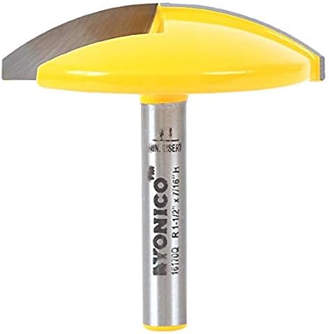 Yonico Horizontal Crown Router Bit 1-1/2-Inch Radius 1/4-Inch Shank ...