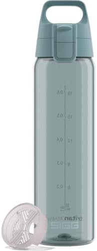 Sigg - Tritan Trinkflasche - Total Color ONE Morning Blue - Für Kohlensäurehaltige Getränke Geeignet - Spülmaschinenfest - Auslaufsicher - Leicht - BPA-frei - Blau - 0.75L