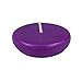 Zest Candle 24-Piece Floating Candles, 2.25-Inch, Purple