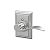 SCHLAGE Accent Lever with Addison Trim Non-Turning Lock in Bright Chrome - Left Handed - F170 ACC 625 ADD LH #4