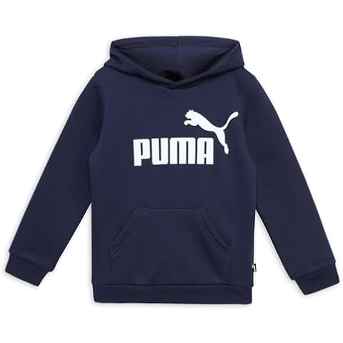 PUMA Boy's Big Logo Hoodie with Pocket Cover