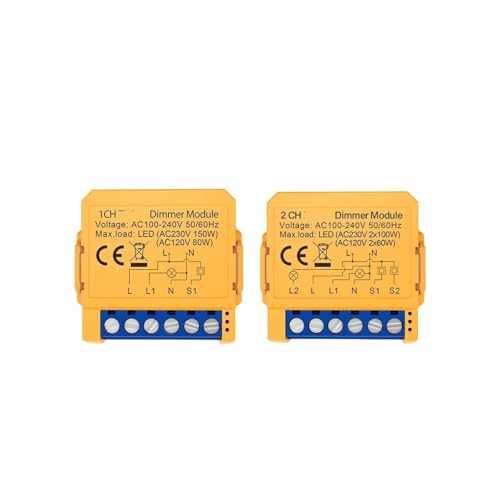 Módulo de interruptor de atenuación inteligente AC100-240V de 1 gang 3