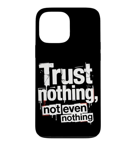 ����ȐM�� Nothing, Not even Nothing �X�}�z�P�[�X iPhone 13 Pro Max �p