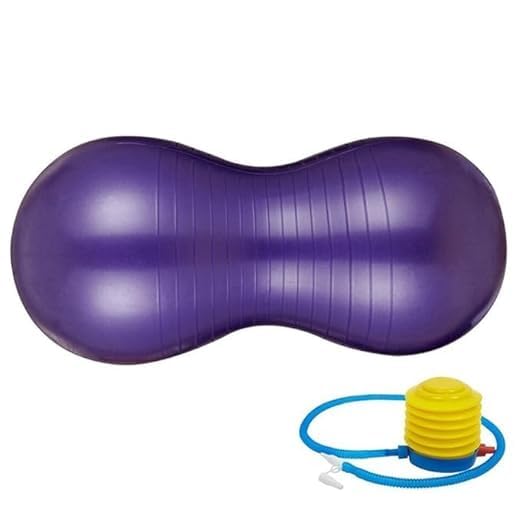 Peanut Ball - Anti Burst Exercise Ball for Labor Birthing, Physical Therapy, Core Strength, Home & Gym Fintness (Include Pump) 45 * 90cm-image-11