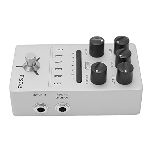 Gaeirt Pédale d’effet stéréophonique, pédale d’effet de Guitare électrique DC9V léger 7 réverbération Classique pour la Classe de Musique - Les Beatles, Paul McCartney, John Lennon, RIngo Starr, George Harrison Gaeirt Pédale d'effet stéréophonique, pédale d'effet de Guitare électrique DC9V léger 7 réverbération Classique pour la Classe de Musique