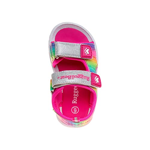 Image of Rugged Bear Girls Sport Active Summer Open Toe Sandals (Toddler)