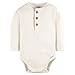 Gerber Baby Boys' 2-Pack Bodysuits, Ivory & Grey Heather, 6-9 Months