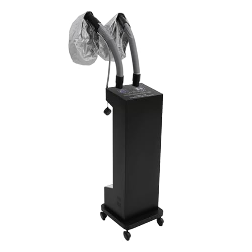 Image of Professional Nano Hair Steamer, 650W Multi-Function Micro-Mist Hair Steamer with Universal Wheel 2 Vaporizing Caps for Deep Care Hair Repair Salon Spa
