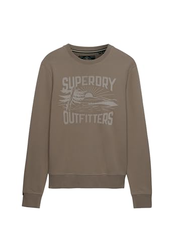 Sweat Superdry Retro Outdoor Rlxd pour homme en coton casual