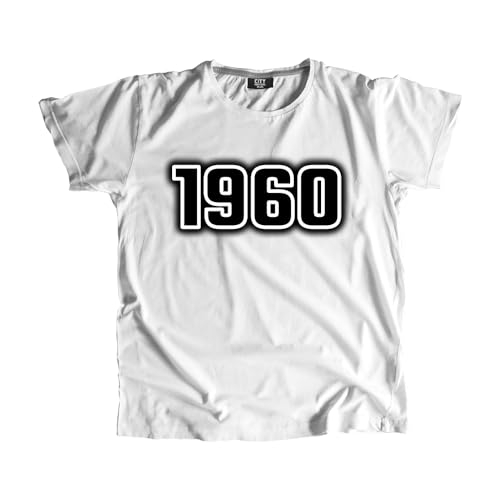 Image of 1960 Year Men Unisex T-Shirt (White, Small)