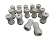 15 QTY: Alabaster Plastic Cord Tassel / Cord Drops/ Pull End for Blinds or Shades