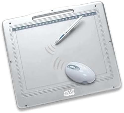 Adesso 12 x 9 Inches Graphics USB Tablet with Adobe Photoshop Elements 7.0 (CT-12000A)