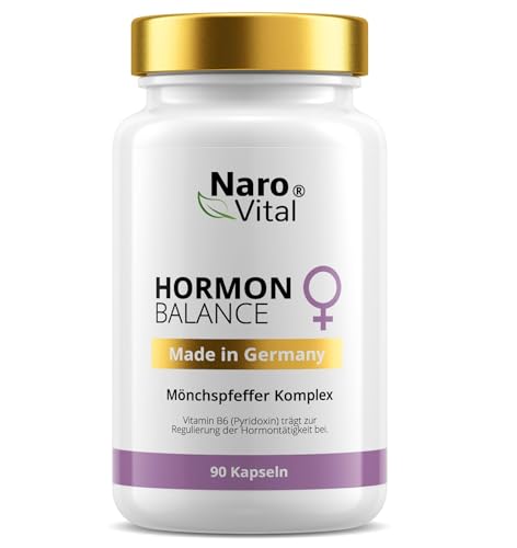 Hormon Balance Frauen Komplex mit Mönchspfeffer hochdosiert Myo Inositol & Yamswurzel für Zyklus PMS PCO Wechseljahre Menopause | 90 vegane Kapseln mit Agnus Castus