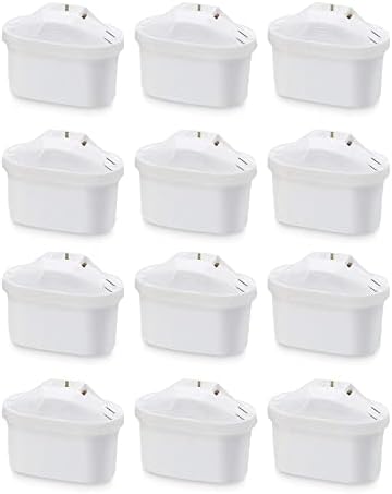 Amazon Basics TÜV SÜD Certified Water Filter Cartridge, Compatible with BRITA Maxtra Jugs, BPA Free, 6-Pack