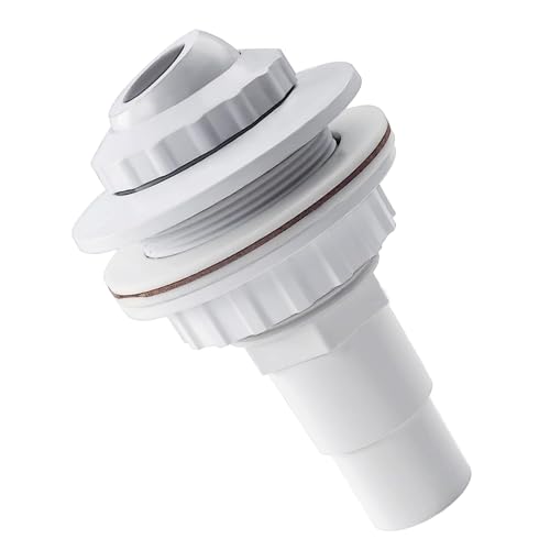Hechangneng SP1023 Above Ground Pool Complete Return Outlet Jet Fitting fit Hay-Ward SP1023 1-1/2-Inch FIP Inlet Return Fitting with Locknut Gasket Gaskets and Adapter