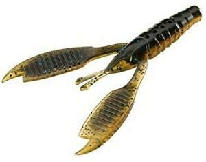 JT4-16 Caboose Craw Jig Trailer 4" Black & Tan Fishing LureÂ - Fishing Supplies for Freshwater or Saltwater