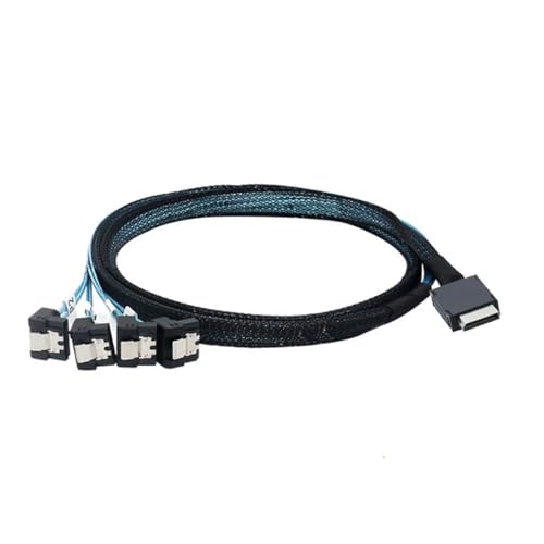 OCuLink PCIe SAS SFF-8611 4i a SATA 7P Cable 1 m miniatura 5