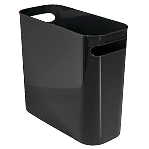 mDesign Plastic Small Trash Can, 1....