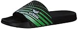 Erima Unisex Badeschlappen Erilette 3.0 Schwarz/Green/Weiß 38
