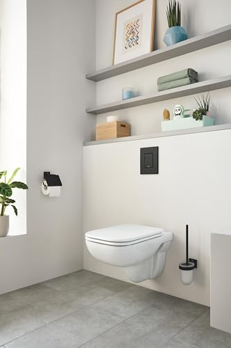 Porte-balai WC mural GROHE noir mat à coller - 6