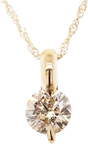K18YG ダイヤモンド ネックレス 0.3ct