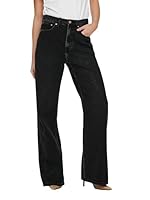 ONLY Female Jeans mit weitem Bein ONLHOPE Hohe Taille Weiter Beinschnitt Jeans