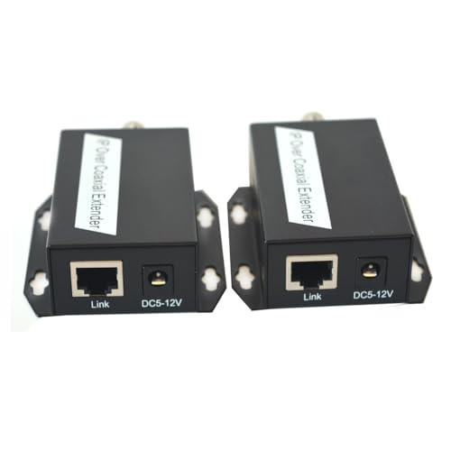 Image of IP Ethernet Over Coax Converter Data Transmission Over Regular RG59 Coaxial Cable Up to 1650ft for Upgrading Analog Surveillance System to IP Surveillance System
