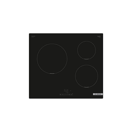 Bosch Série 4, induction 3 feux