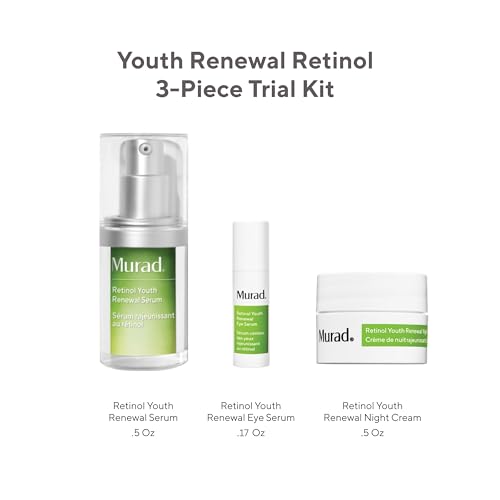 Murad Retinal Trial Kit - Lift and Resculpt with Retinal 2-Piece Trial Kit ($73 Value) - Anti-Aging Set Encapsulated Retinal - Retinal Serum 0.5Fl Oz, Retinal Eye Cream 0.11Fl Oz