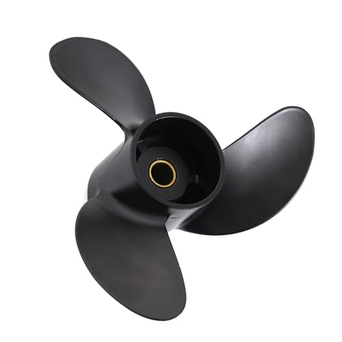 Image of Boat Engine Propellers for HANGKAI 2 Stroke 6.0 HP & 4 Stroke 6.5 HP Outboard Motor, 7.8 inch Diameter x 8 inch Pitch 3 Blade 12 Spline Tooth