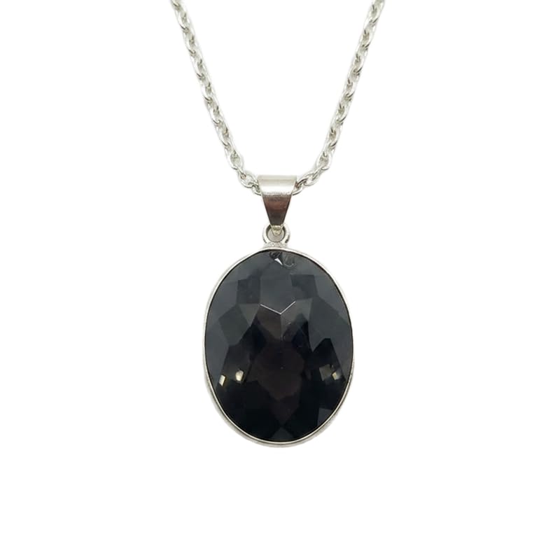 Pendentif en quartz fumé naturel pour sublimer vos tenues de bureau