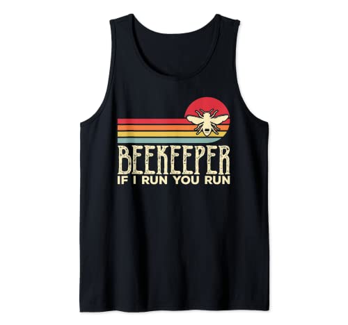 Beekeeper If I Run You Run Retro Vintage Divertente Apicoltore Autunno Autunno Regalo per la Stagione Autunnale, Halloween Costume, Natale, Ringraziamento o Compleanno.