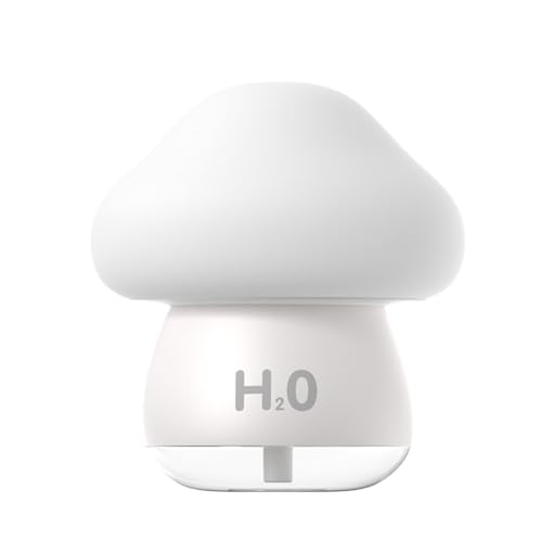 Humidificateur de voyage | avec veilleuse 7 couleurs portable à piles – Petit humidificateur de pièce – Pour maison, bureau, salon, chambre d'enfant,...