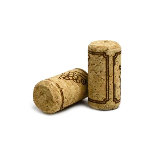 FastRack Double Lever Corker for Wine Bottles | Wine Bottle Corker with 20 Pcs Wine Corks | #8 Agglomerated corks Durable, Dual-Lever Design for Consistent Sealing | 14\" Height – Made in Portugal