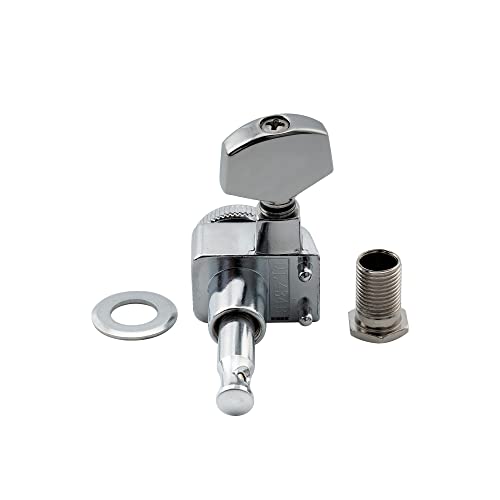 Musiclily Pro Locking Tuners Mécaniques à blocage 2-pins Type 6-en-ligne pour Fender Strat/Tele Guitare,Chrome - Les Beatles, Paul McCartney, John Lennon, RIngo Starr, George Harrison Musiclily Pro Locking Tuners Mécaniques à blocage 2-pins Type 6-en-ligne pour Fender Strat/Tele Guitare,Chrome – Image 6