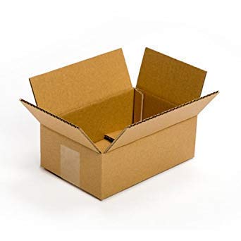 E-DUNIAPackaging Corrugated/Shipping Box, Brown, 7"L X 4"W X 2"H (Pack of 20)