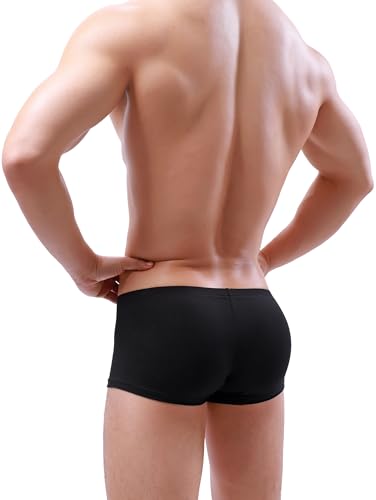 iKingsky Men's Modal Bulge Boxer Briefs Sexy Pouch Shorts Stretch Low Rise Under Panties for Men3